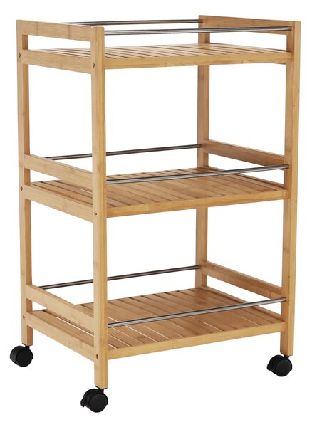 Servírovací vozík Ensi (přírodní bambus)
