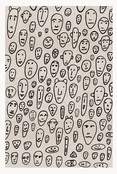 Koberec's nízkým vlasem Floating Faces