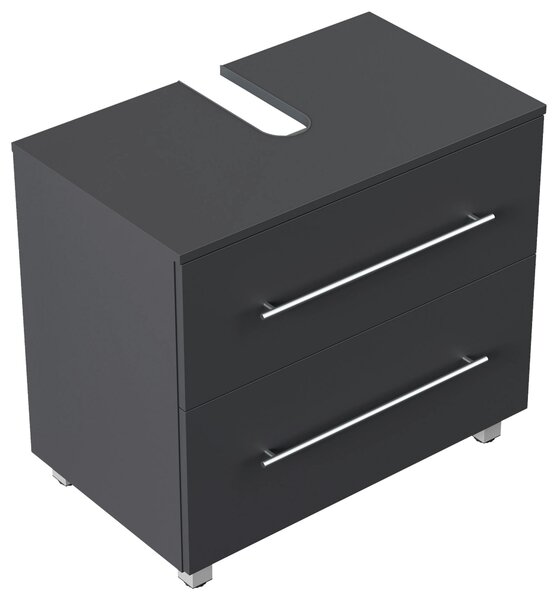 SKŘÍŇKA POD UMYVADLO, barvy grafitu, barvy grafitu, 70/63/41,6 cm MID.YOU - Koupelnové série, Online Only