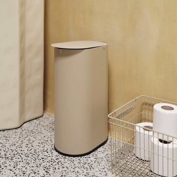 FERM LIVING Odpadkový koš Enkel, Medium, Black