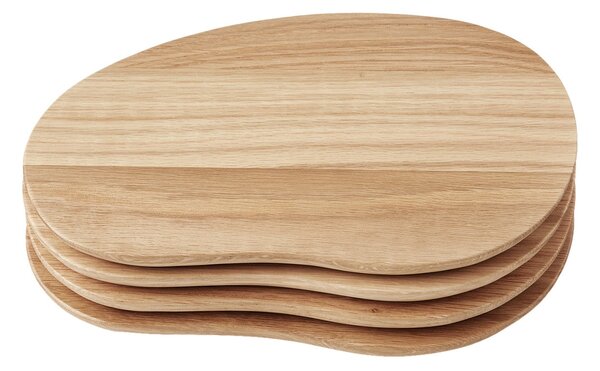 FERM LIVING Sada prkének Cairn Butter, sada 4 ks, Oak