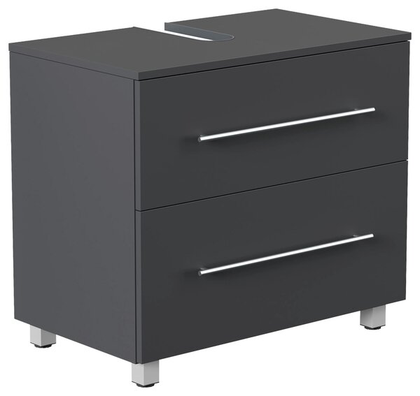 SKŘÍŇKA POD UMYVADLO, barvy grafitu, barvy grafitu, 70/63/41,6 cm MID.YOU - Koupelnové série, Online Only