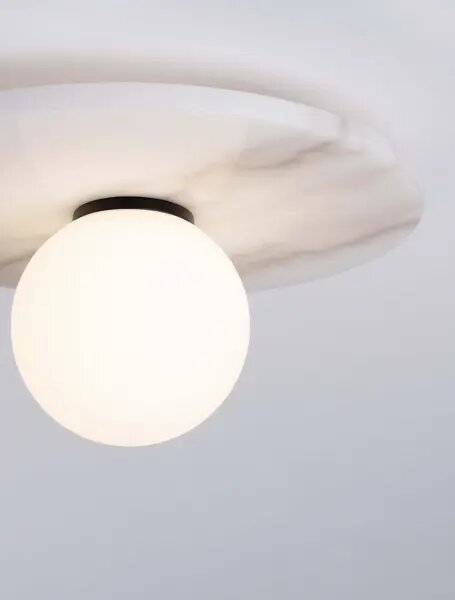 Bílé designové stropní svítidlo Idor – Bílá