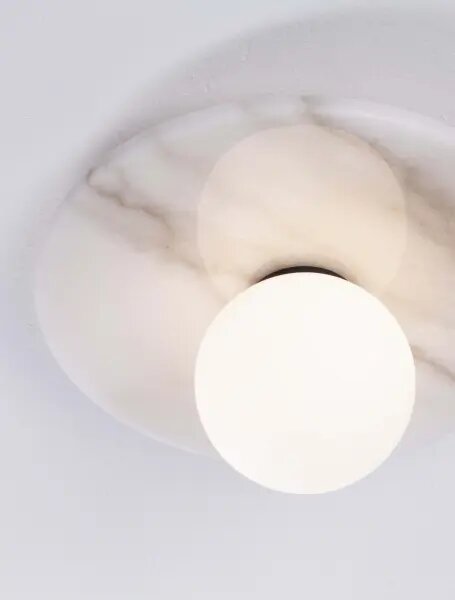 Bílé designové stropní svítidlo Idor – Bílá