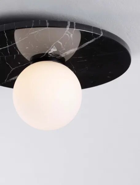 Černo-bílé designové stropní svítidlo Idor