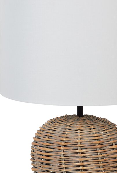 Stolní lampa FURELOS Ratan Přírodní