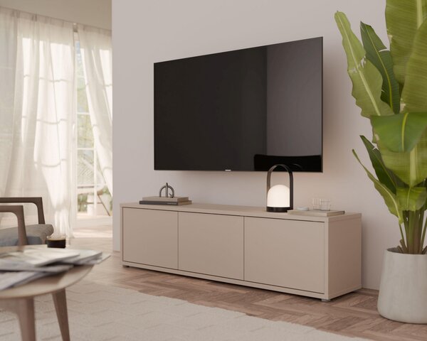 NÍZKÁ KOMODA, pískové barvy, 154,2/42,5/34,9 cm Carryhome - TV stolky & komody pod TV, Online Only