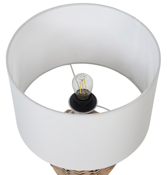 Stolní lampa FURELOS Ratan Přírodní