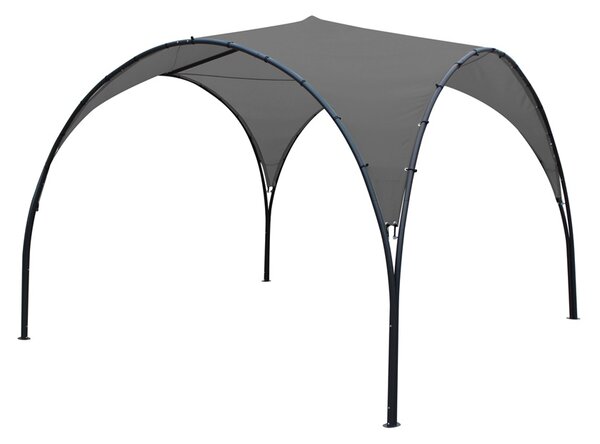 Moderní zahradní pavilon Lugo 3,3 x 3,3 m Garden Point antracitový