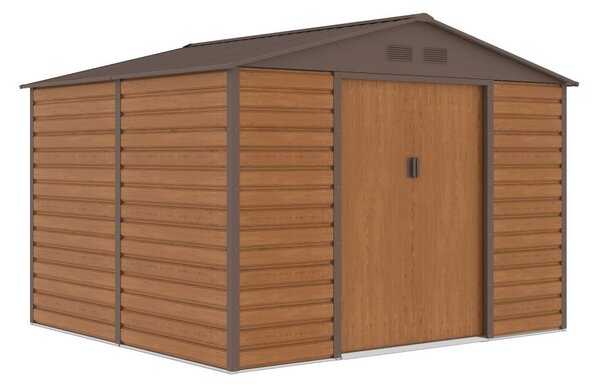 Kovový domek na nářadí Lahti 2,8 x 2,6 m Sklad Boss woodlike