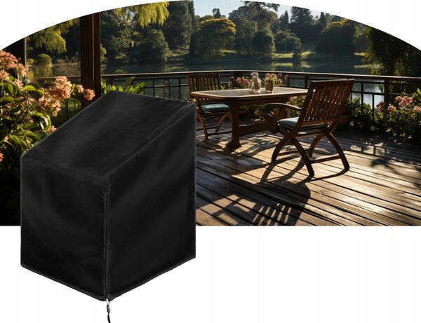 Obal na zahradní/domácí židli pro sadu 4 židlí, ochranný kryt 61x73x104 cm