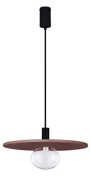 LED červený designový lustr Vrahos