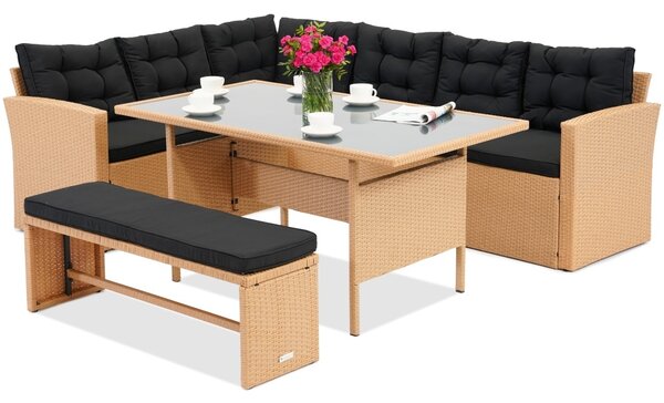 Latina Garden Point béžový technorattanový zahradní nábytek