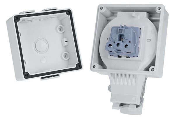 Solight zásuvka IP66, vodotěsná a prachotěsná 5B350