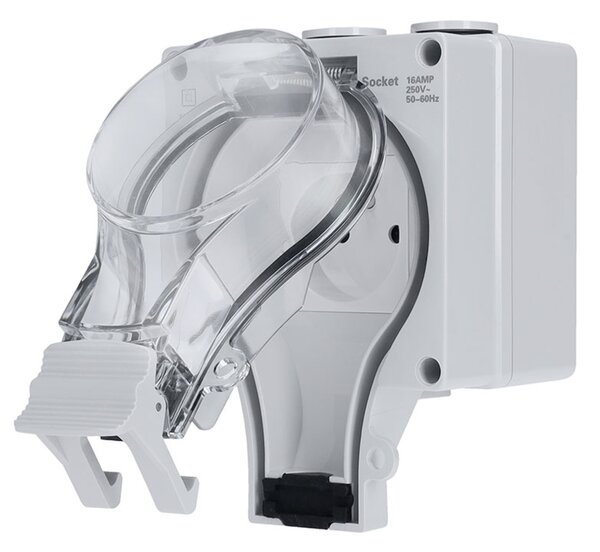 Solight zásuvka IP66, vodotěsná a prachotěsná 5B350