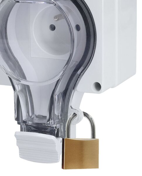 Solight zásuvka IP66, vodotěsná a prachotěsná 5B350