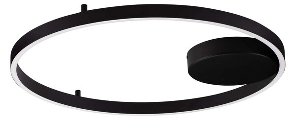 LED stmívatelné černé designové stropní svítidlo Hedra 60W