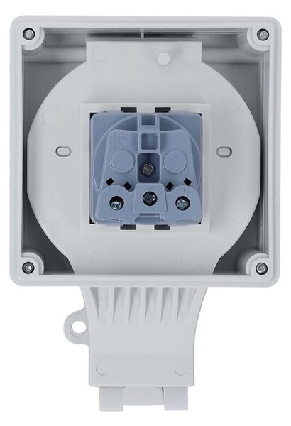 Solight zásuvka IP66, vodotěsná a prachotěsná 5B350