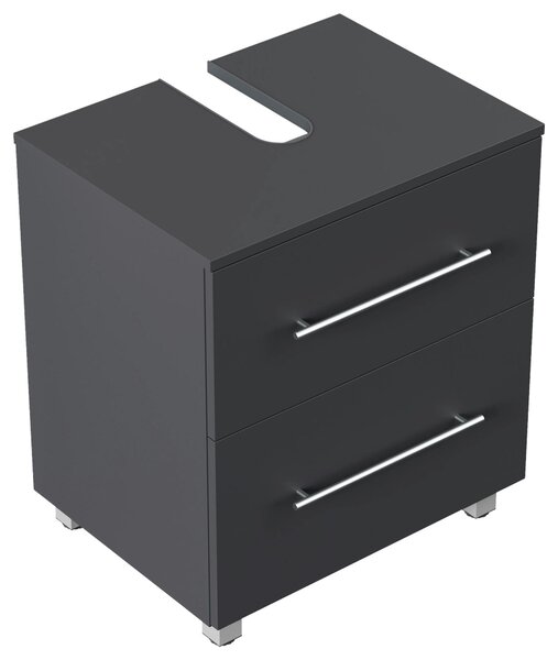 SKŘÍŇKA POD UMYVADLO, barvy grafitu, barvy grafitu, 55/63/41,6 cm MID.YOU - Koupelnové série, Online Only