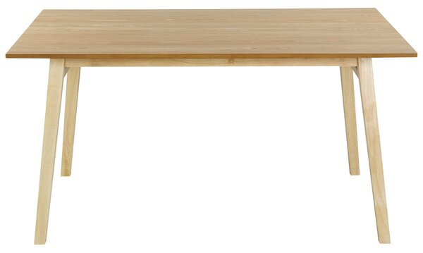 Jídelní stůl VARLEY Přírodní jasan 150 cm 90 cm