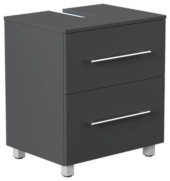 SKŘÍŇKA POD UMYVADLO, barvy grafitu, barvy grafitu, 55/63/41,6 cm MID.YOU - Koupelnové série, Online Only