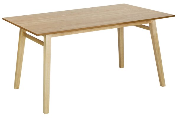Jídelní stůl VARLEY Přírodní jasan 150 cm 90 cm