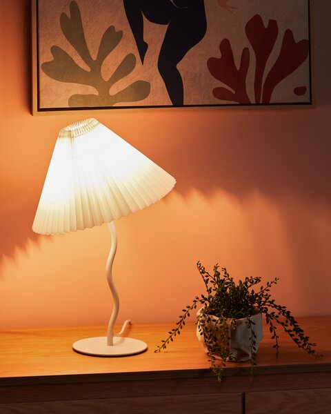 Stolní lampa ALWERO Kov Bílá