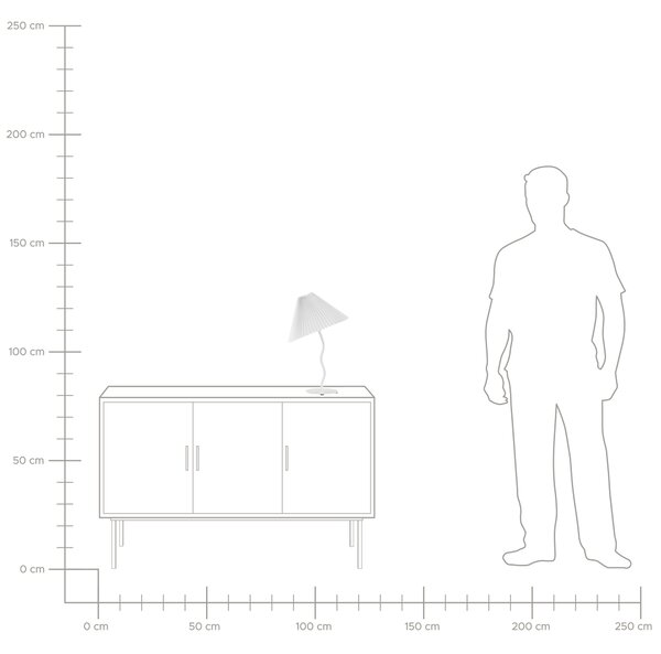Stolní lampa ALWERO Kov Bílá