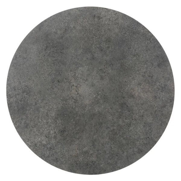 Profi venkovní stůl HORIZON - deska Šedá Mineral Kruh průměr 69 cm