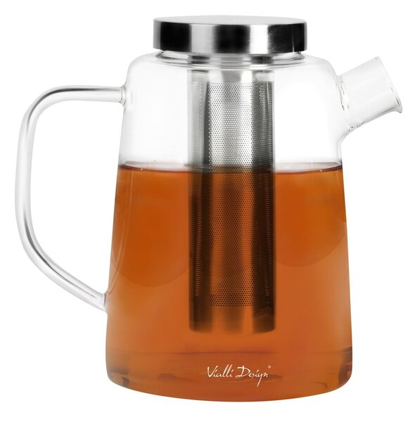 Skleněná čajová konvice Vialli Design, 1,5 l