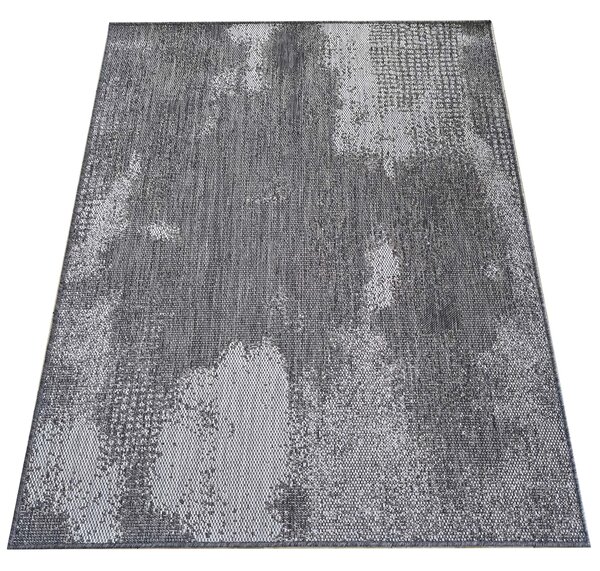 Makro Abra Kusový koberec sysalový oboustranný ZARA 10 Abstraktní šedý Rozměr: 80x150 cm