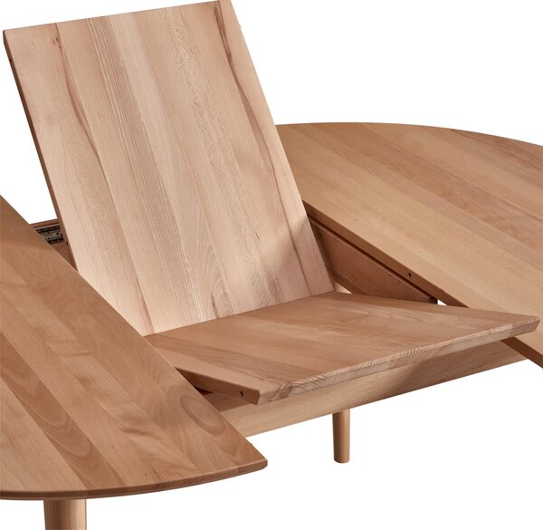 JÍDELNÍ STŮL, jádrový buk, 120-165/120/75 cm P & B - Jídelní stoly, Online Only