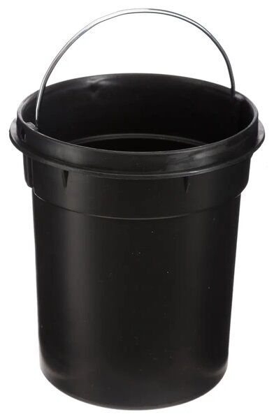 Odpadkový koš s bambusovým víkem NATUREO 3L, černý