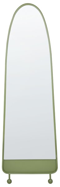 Zrcadlo PARNAY 45 cm 146 cm Kov Olivově zelená