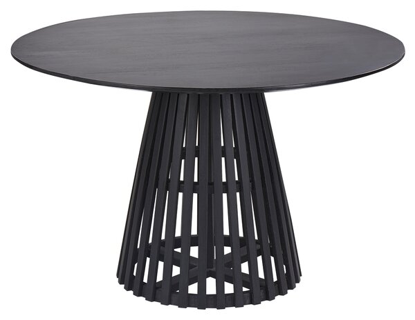 Jídelní stůl MESILLA Černá 120 cm 120 cm Akáciové dřevo