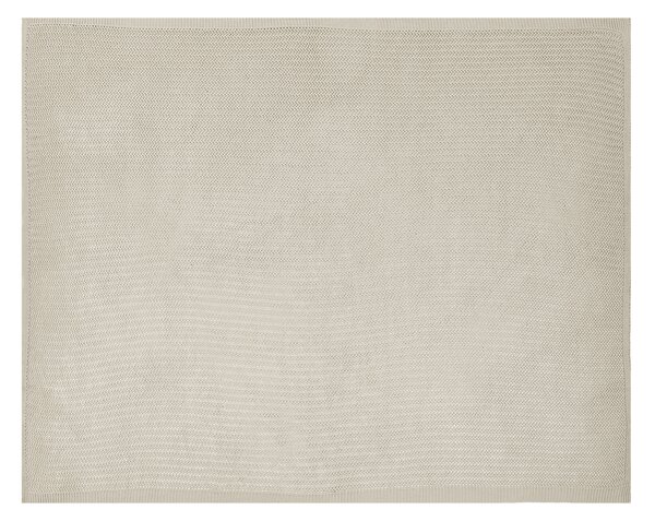 Přikrývka na postel ILEN Bavlna 150 x 200 cm Světle béžová