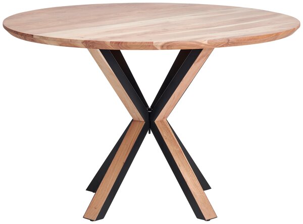 JÍDELNÍ STŮL, akácie, barvy akácie, 120/120/76 cm Livetastic - Jídelní stoly, Online Only