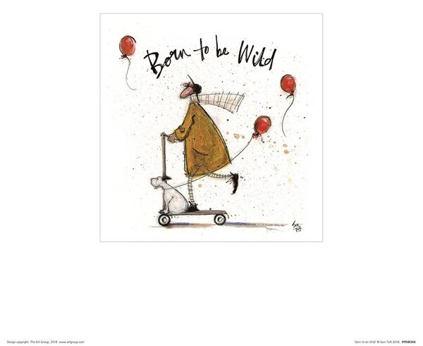 Umělecký tisk Sam Toft - Born to be Wild, Sam Toft, (30 x 30 cm)