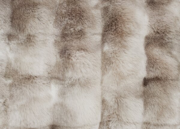 Skinnwille Home Collection Pléd Misty Sand, přehoz, umělá kožešina, 140x220 cm