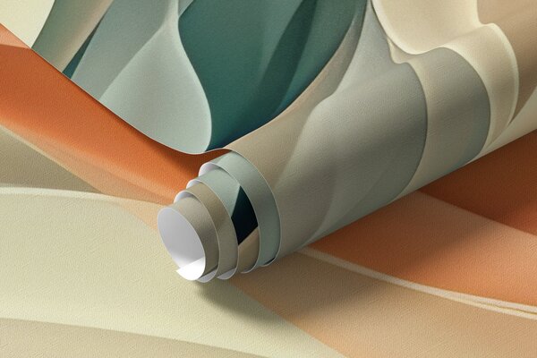 Fototapety Okouzlující abstraktní design s jemnými pastelovými vlnami v, Fototapety 3D, Fototapety 3d geometrické tvary, w01335v1 : uwalls.cz