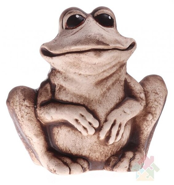 Zahradní dekorace žába Pohodářka