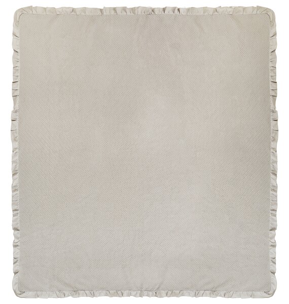 Přikrývka na postel HATTON Bavlna 200 x 220 cm Taupe