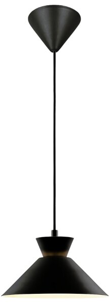 Nordlux Černé kovové závěsné světlo Dial 25 cm