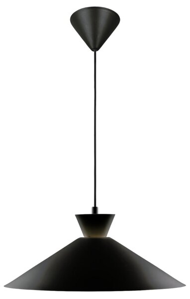 Nordlux Černé kovové závěsné světlo Dial 45 cm