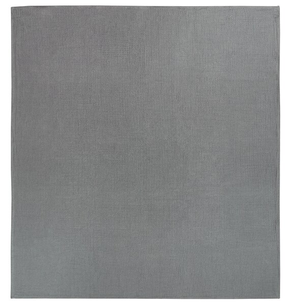Přikrývka na postel RAGALA Bavlna 200 x 220 cm Tmavě šedá