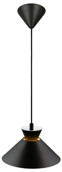Nordlux Černé kovové závěsné světlo Dial 25 cm