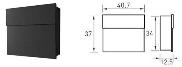 Radius designové poštovní schránky Letterman 4