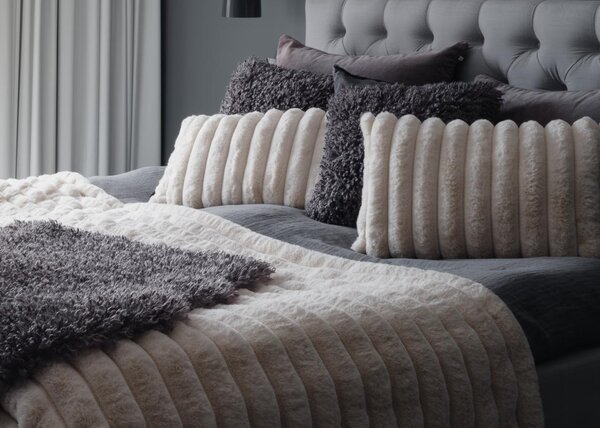 Skinnwille Home Collection Polštář Wooly Grey, 45x45 cm, šedý