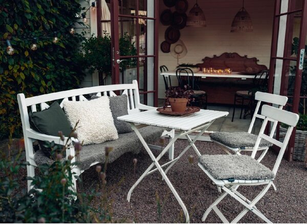 Skinnwille Home Collection Povlak na polštář Ulli Ivory, 45x45 cm, slonová kost