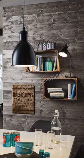Eglo 49468 PRIDDY - Retro nástěnné svítidlo + Dárek LED žárovka (Nástěnné svítidlo v retro-industriálním stylu)